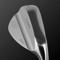 SV-W101 wedge showcasing fine CNC machined scorelines, smooth satin finish, and C-sole designed for excellent turf interaction.