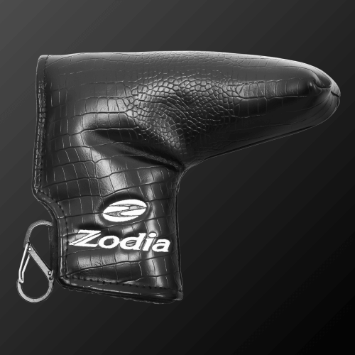 Caiman Pattern Putter Cover (Pin Type) designed for various putter head shapes by Zodia.
