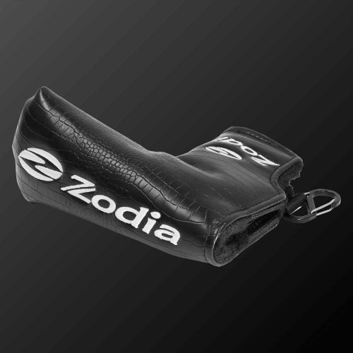 Caiman Pattern Putter Cover (Pin Type) designed by Zodia for secure putter protection in various head shapes.