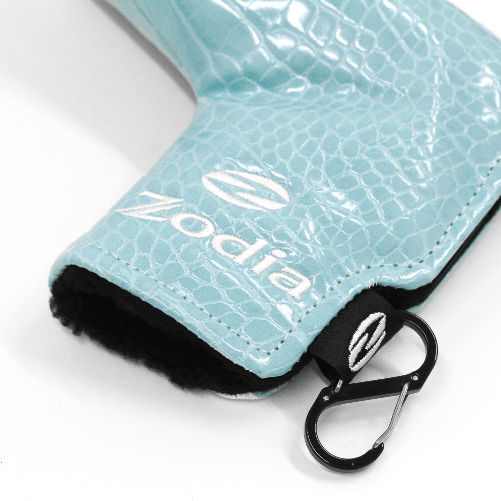 Caiman Pattern Putter Cover (Wide Type) in Zodia's iconic caiman pattern for secure putter protection.