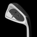 Cavity Badge Chrome golf club model featuring Zodia logo, lightweight black soft iron design with excellent face milling.