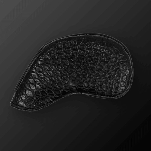 Iron cover made of PU leather with a unique textured design for easy wear and protection.