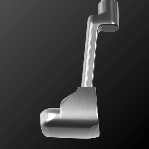 SCOTSTOWN NEOCLASSICAL PUTTER side view showcasing sleek design and dent sole for improved stability.