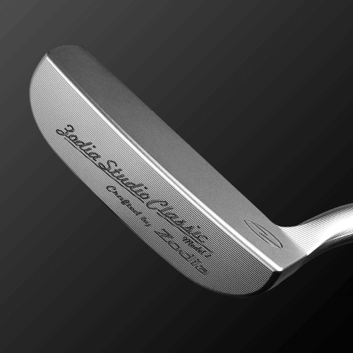 Studio Classic Model 2 PUTTER close-up showing detailed face and high-quality stainless steel construction.