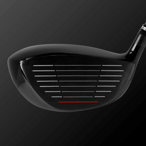 Tour Spec 445BK II (Head Only) showing the striking design of its titanium club head and alignment markings.