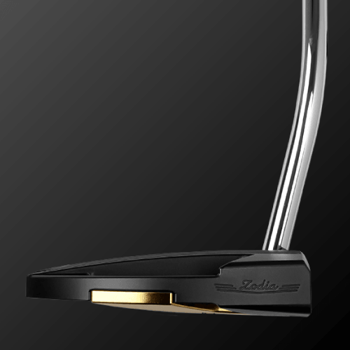 Vision 02 PUTTER close-up showing the unique hammerhead design and milled head for superior accuracy.