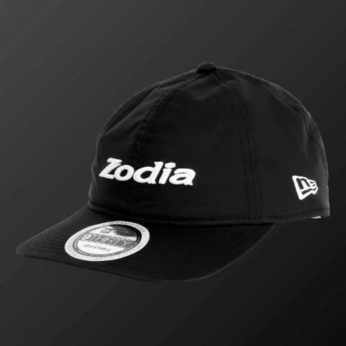Waterproof Rain Cap in black nylon with adjustable fit and breathable design for maximum comfort.