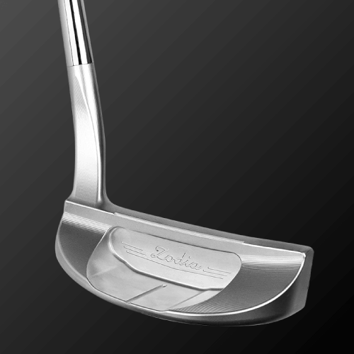 WESTER DALE PUTEER modern L-shaped mallet putter made of SUS303 stainless steel with full-flat milling.