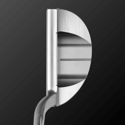 Detailed view of the WESTER DALE PUTEER, showcasing its modern L-shaped design and premium stainless steel finish.