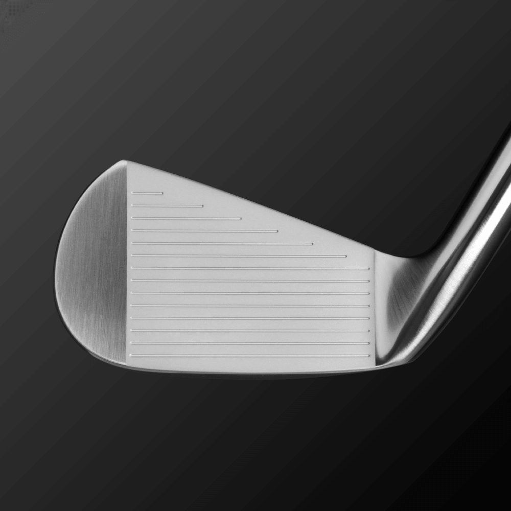 Z621 (Head Only) iron club face showing its unique bounce and flat muscle-back design.