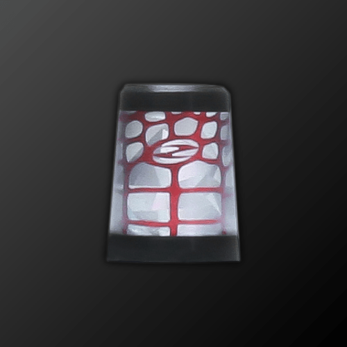 Zodia CAIMAN Ferrule featuring a chic black base color with stylish red grid design, ideal for customizing your look.