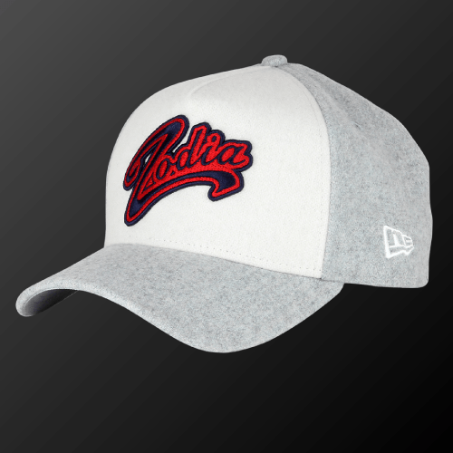 Zodia × NEW ERA Wool Cap featuring a gray wool design, adjustable fit, perfect for autumn and winter fashion.