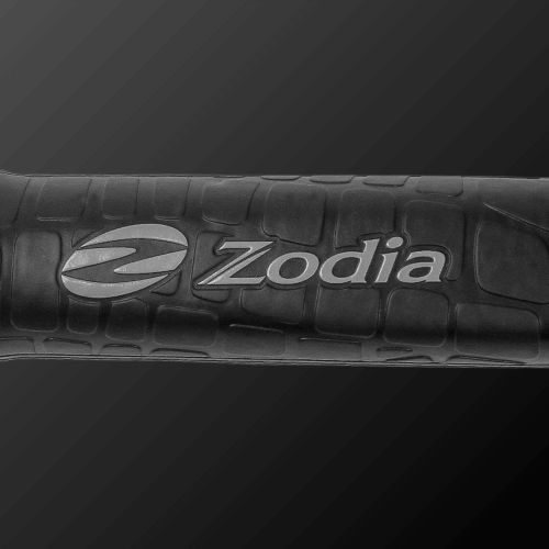 Zodia Original Caiman Pattern Putter Grip featuring iconic caiman pattern design in matte black finish.