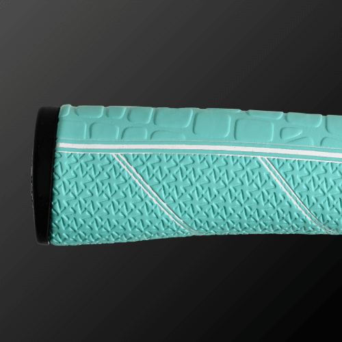 Zodia Original Caiman Pattern Putter Grip in sky blue color, featuring a textured design for secure grip.