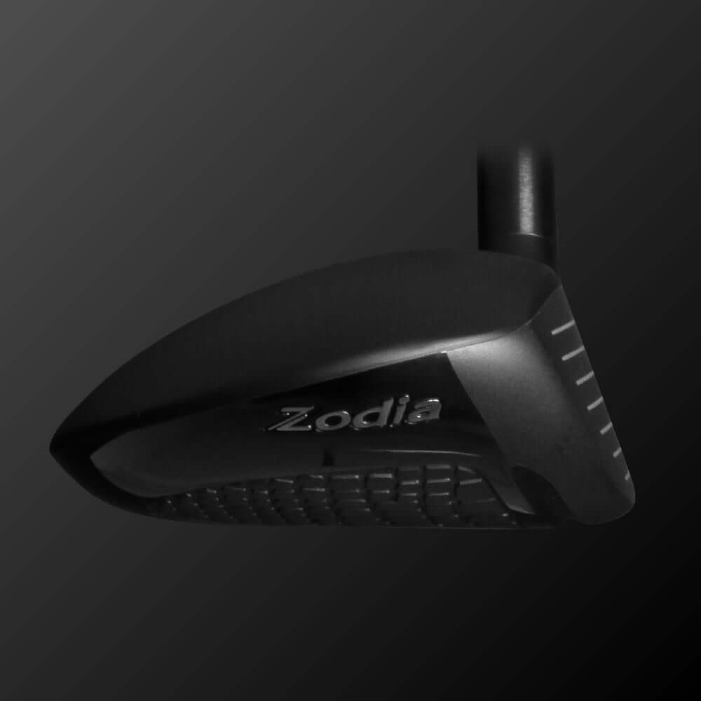 Z835 (Head Only) - close-up of Zodia fairway wood design with carbon crown and low centre of gravity.